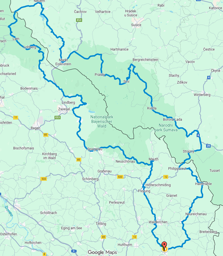 Google Maps Tourbild